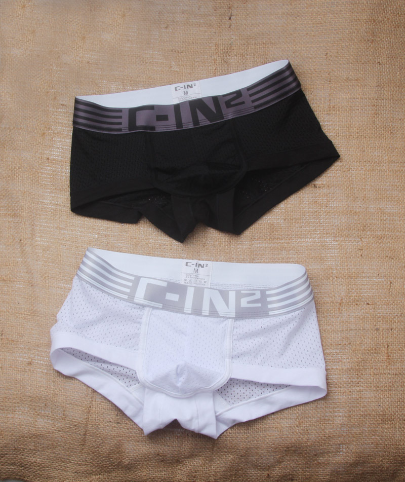 Boxer C-in2 Hombre Malla Blanco Descripción